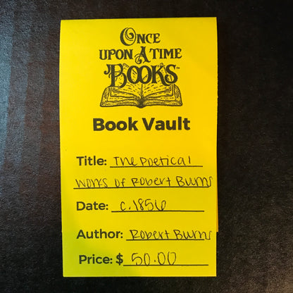 The Poetical Works of Robert Burns - Robert Burns - c. 1856