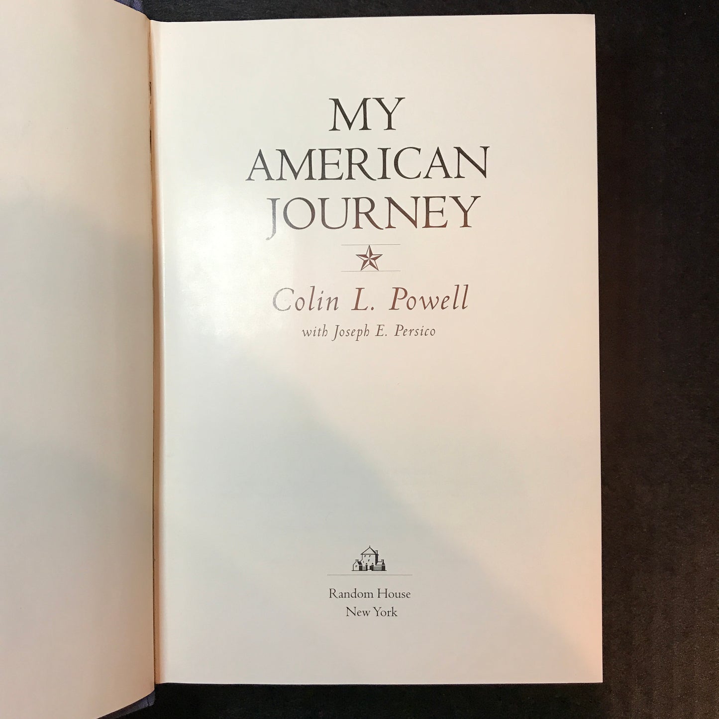 My American Journey - Colin Powell and Joseph E. Pearson - Signed - 1995