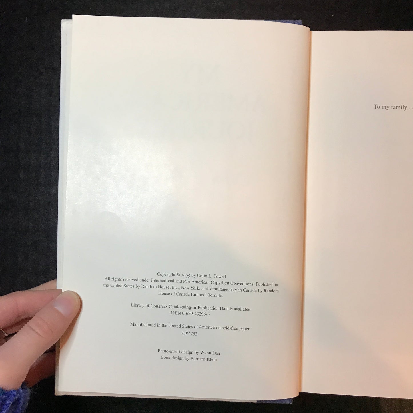 My American Journey - Colin Powell and Joseph E. Pearson - Signed - 1995