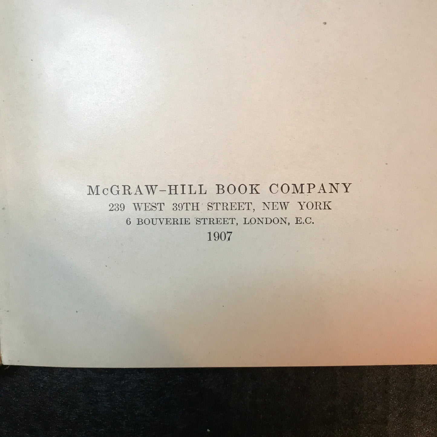 Condensers - F. R. Low - 1907