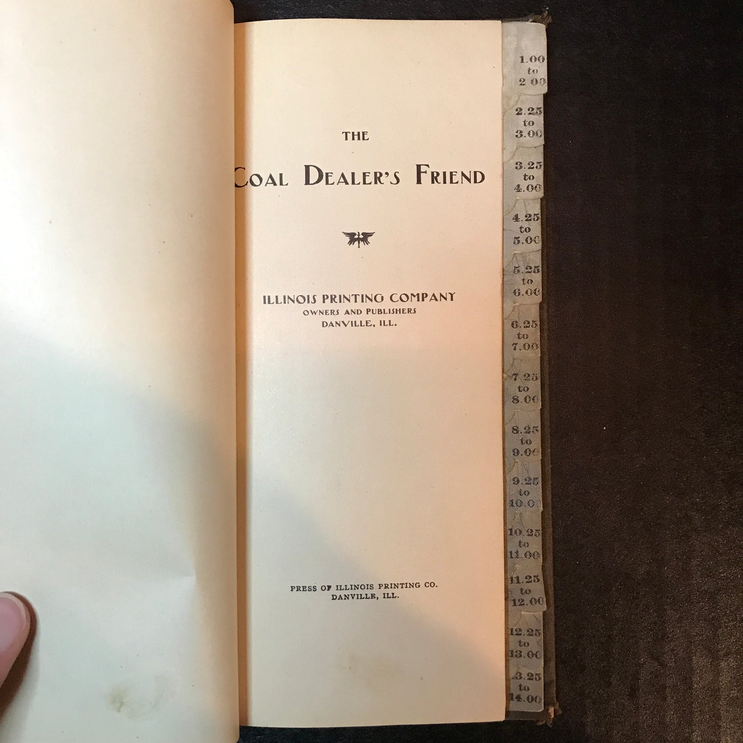 The Coal Dealer's Friend - Hunter W. Finch & Company - 1909