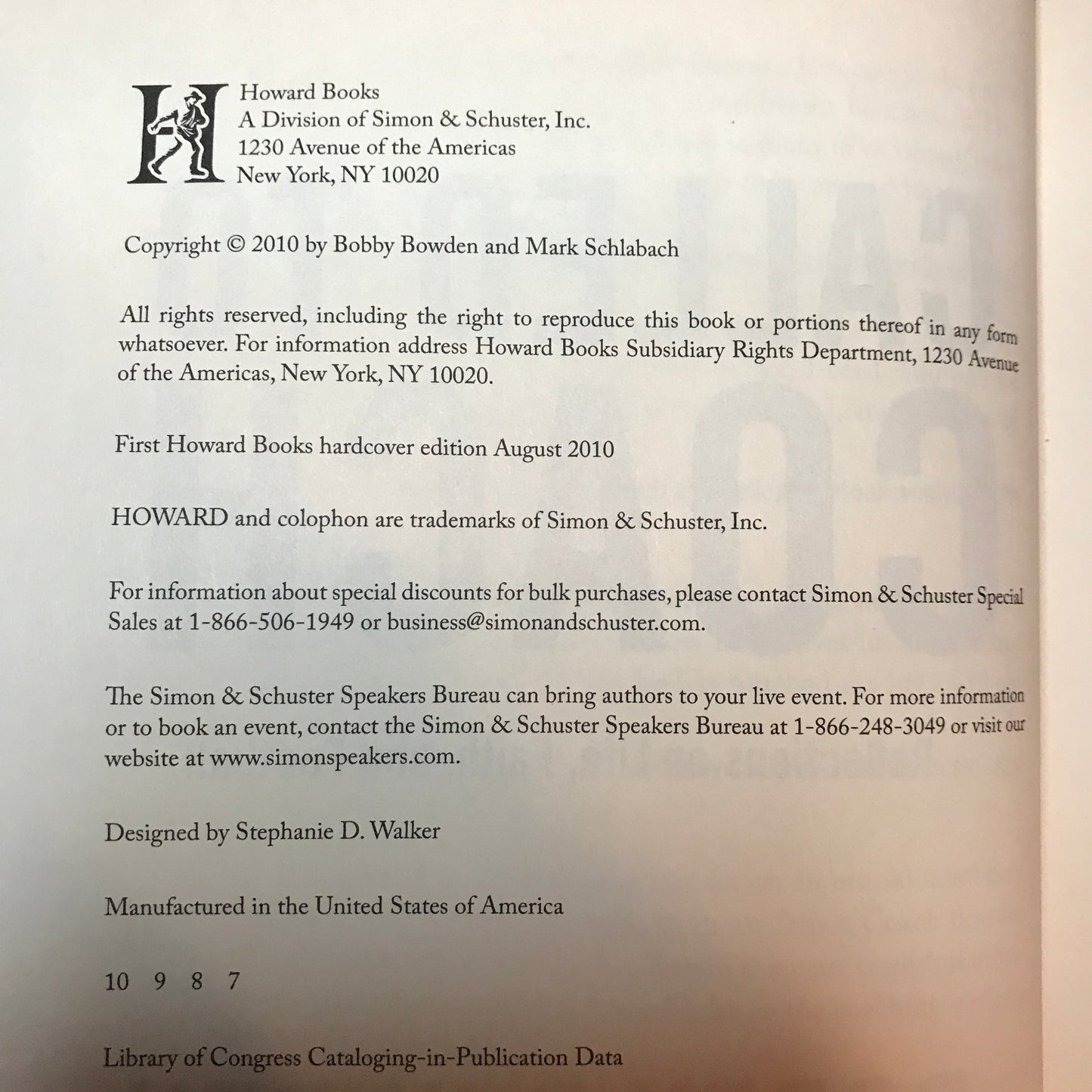 Called to Coach - Bobby Bowden and Mark Schlabach - Signed by Bowden - 2010