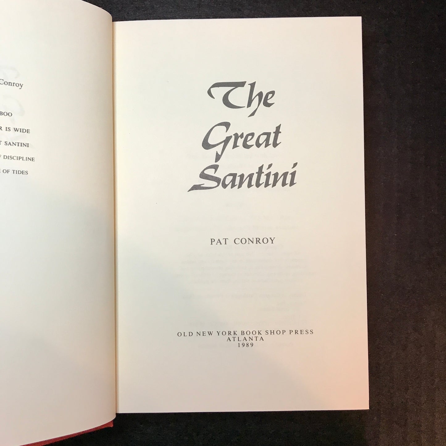 The Great Santini - Pat Conroy - Potential 1st Thus - 1976