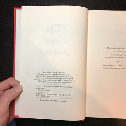 The Great Santini - Pat Conroy - Potential 1st Thus - 1976