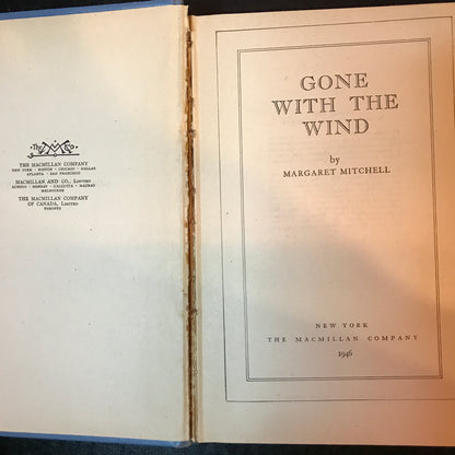 Gone With The Wind - Margaret Mitchell - 1946