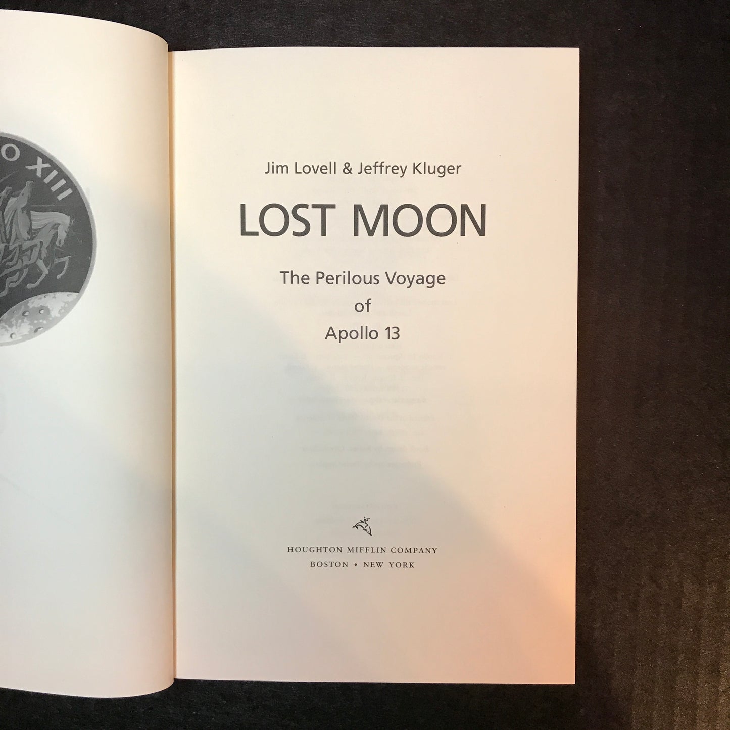 Lost Moon - Jim Lovell and Jeffrey Kluger - Signed by Lovell - 1994