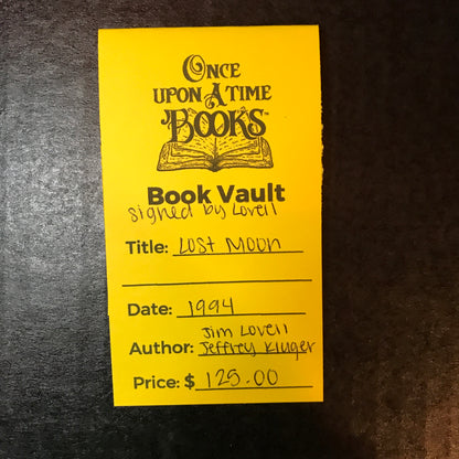 Lost Moon - Jim Lovell and Jeffrey Kluger - Signed by Lovell - 1994