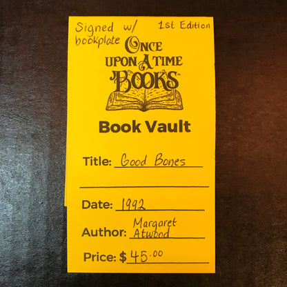 Good Bones - Margaret Atwood - Signed with Bookplate - 1st Edition - 1992