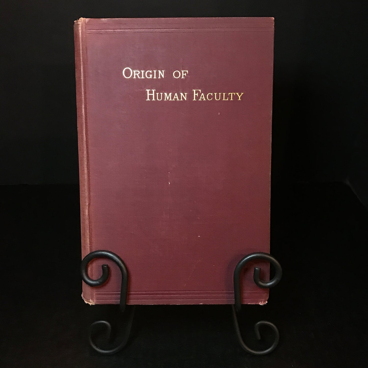 Mental Evolution in Man (Origin of Human Faculty) - George John Romanes - 1st American Edition - 1889