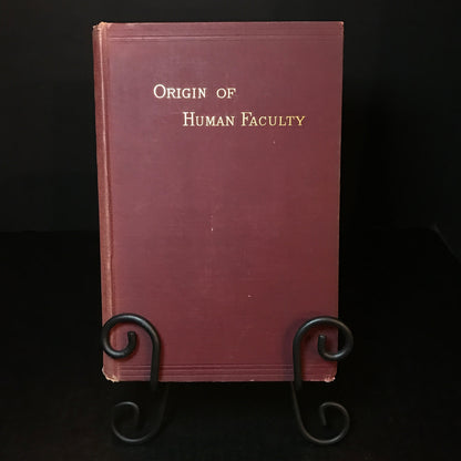 Mental Evolution in Man (Origin of Human Faculty) - George John Romanes - 1st American Edition - 1889
