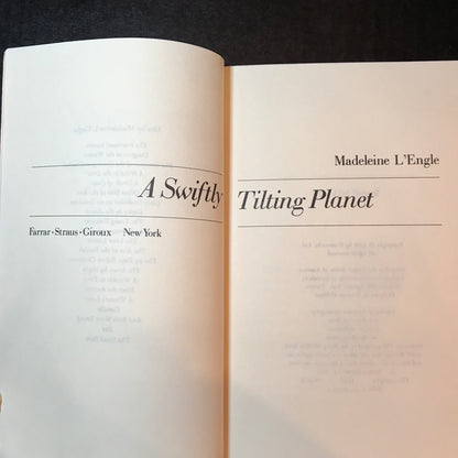 A Swiftly Tilting Planet - Madeleine L'Engle - Signed - 1978