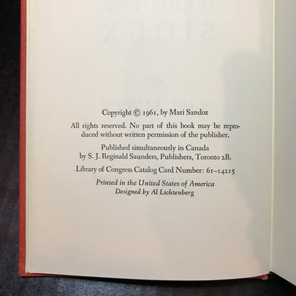 These Were The Sioux - Mari Sandoz - Signed - 1961