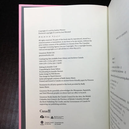 Buffy Sainte-Marie - Andrea Warner - Signed - 2018