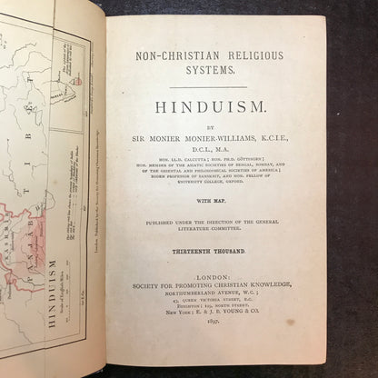 Non-Christian Religious Systems, Hinduism - Sir Monier Monier-Williams - 1897