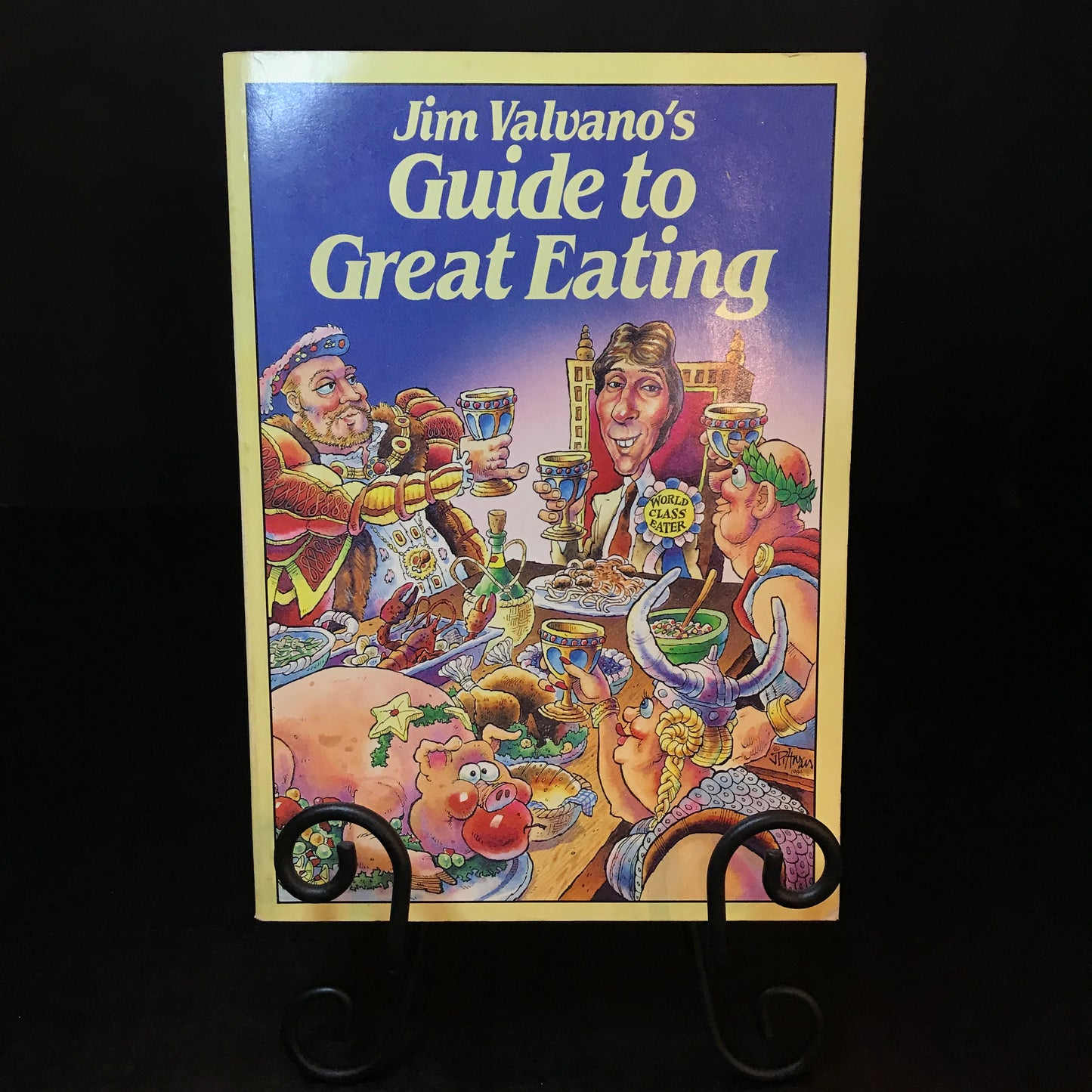 Jim Valvano's Guide to Great Eating - Jim Valvano - Signed - 1984