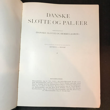 Danske Slotte Og Palæer (Danish Castles & Palaces) - Arthur G. Hassø & Hassings Forlag - 1944