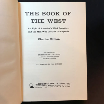 The Book of the West - Charles Chilton - Signed - 1st Edition - 1962