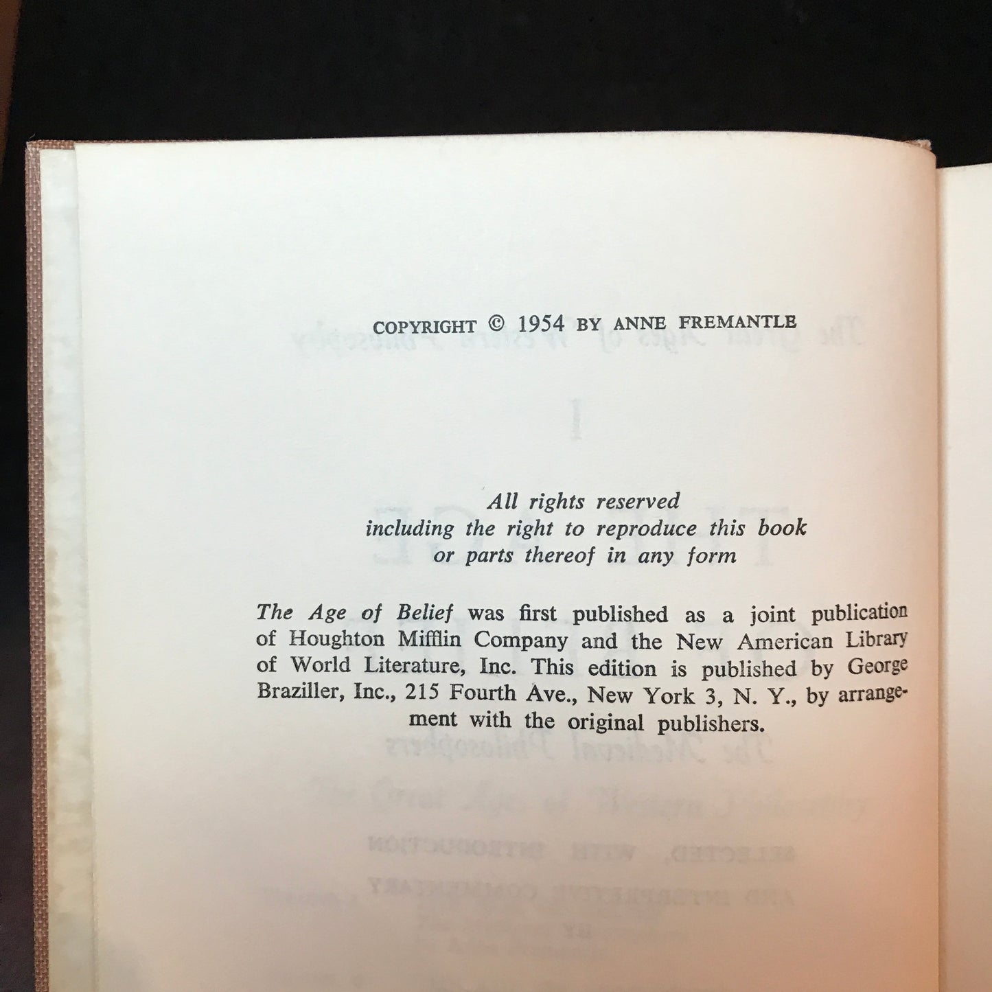 The Great Ages of Western Philosophy - Morton White & Various Authors - 6 Volume Set - 1957