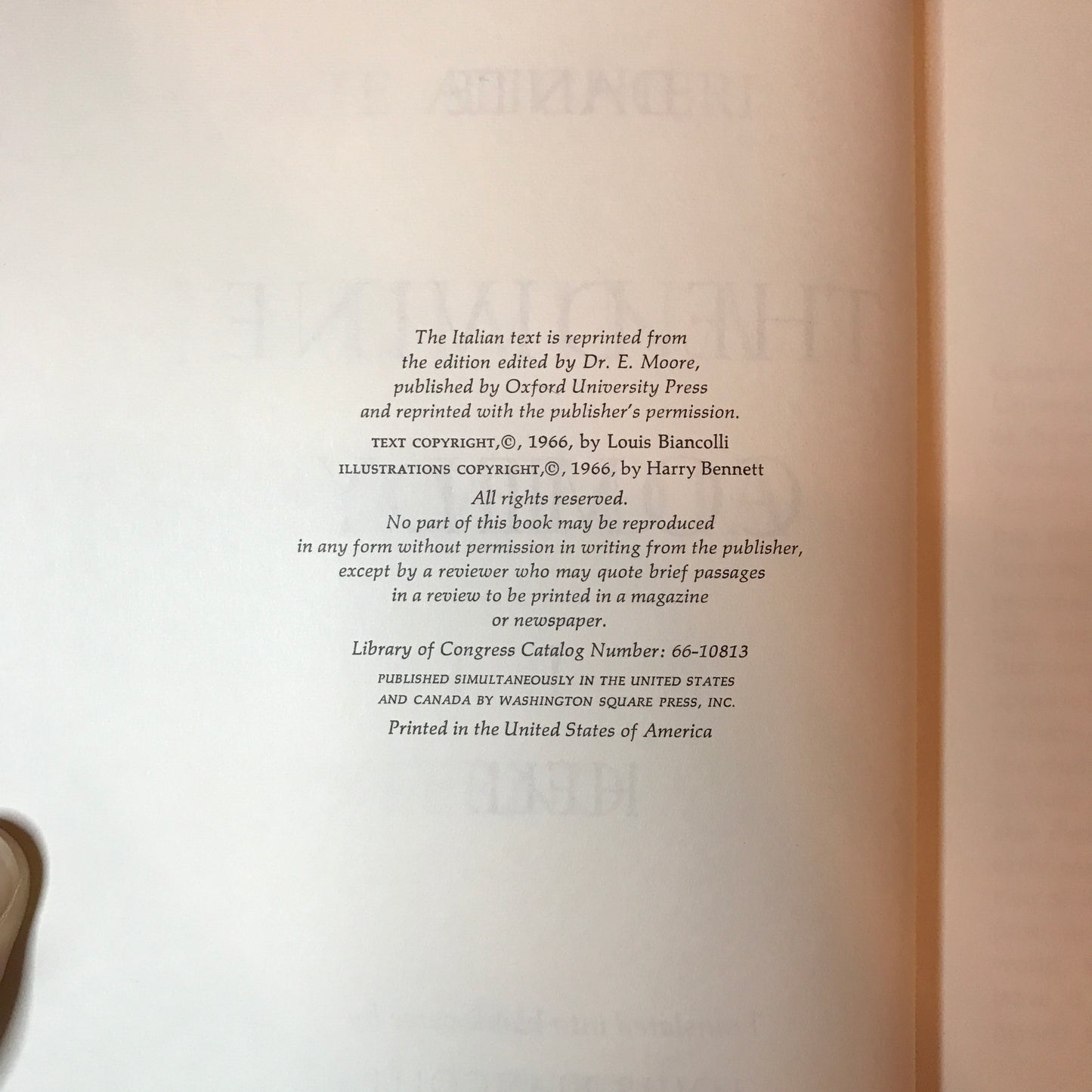 The Divine Comedy - Dante Alighieri - 3 Volume Set - 1966