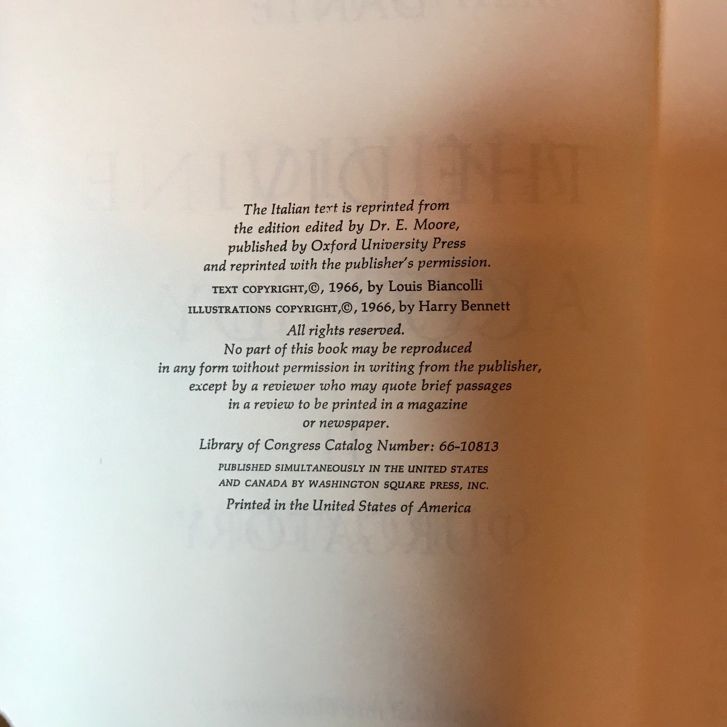 The Divine Comedy - Dante Alighieri - 3 Volume Set - 1966