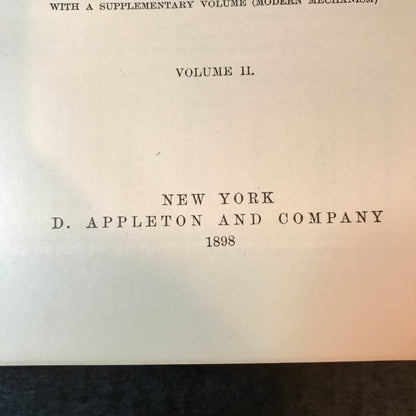 Appletons' Cyclopædia of Applied Mechanics - D. Appleton and Co. - 3 Volumes - 1898