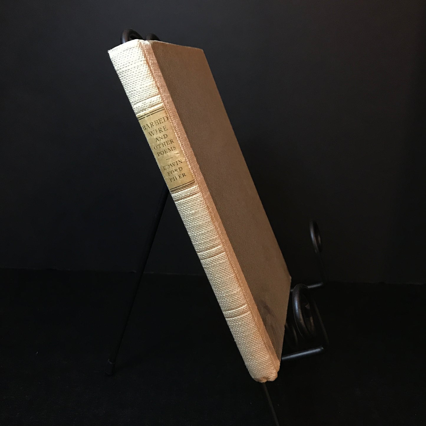 Barbed Wire and Other Poems - Edwin Ford Piper - 1st Edition - Signed - 1919