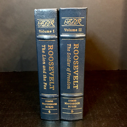 Roosevelt: The Lion and the Fox/The Soldier of Freedom - James MacGregor Burns - 2 Volumes - Easton Press - 2002
