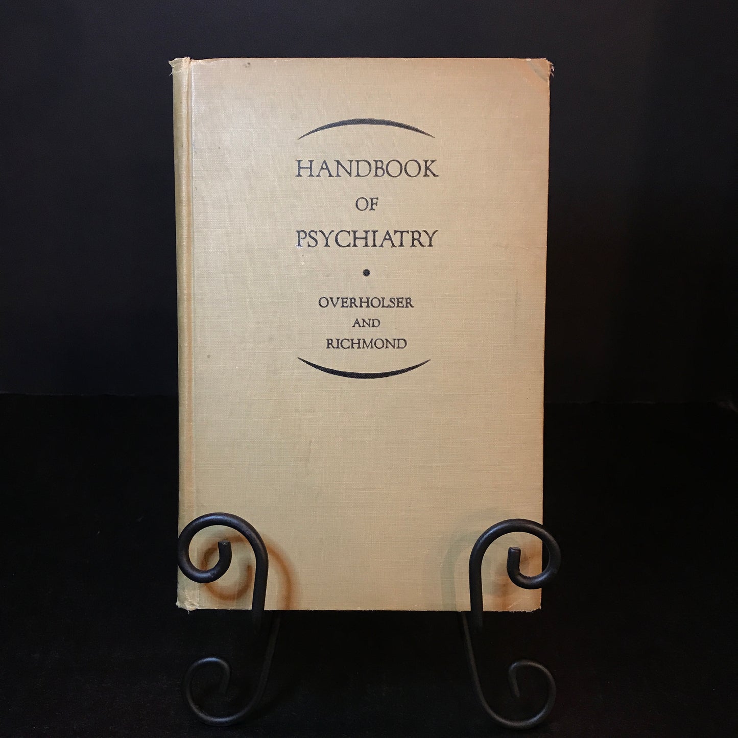 Handbook of Psychiatry - Winfred Overholser and Winifred V. Richmond - Signed by Overholser - 1947