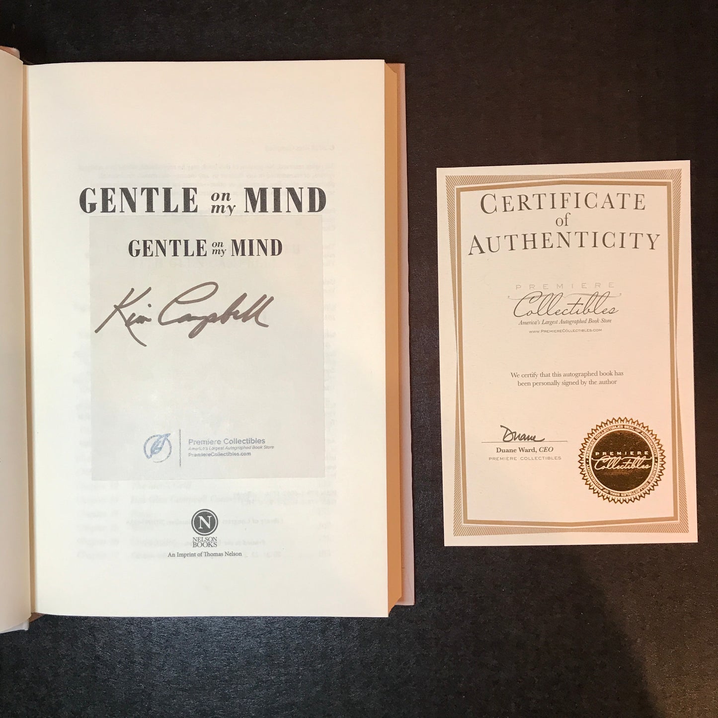 Gentle On My Mind - Kim Campbell - Signed - 2020