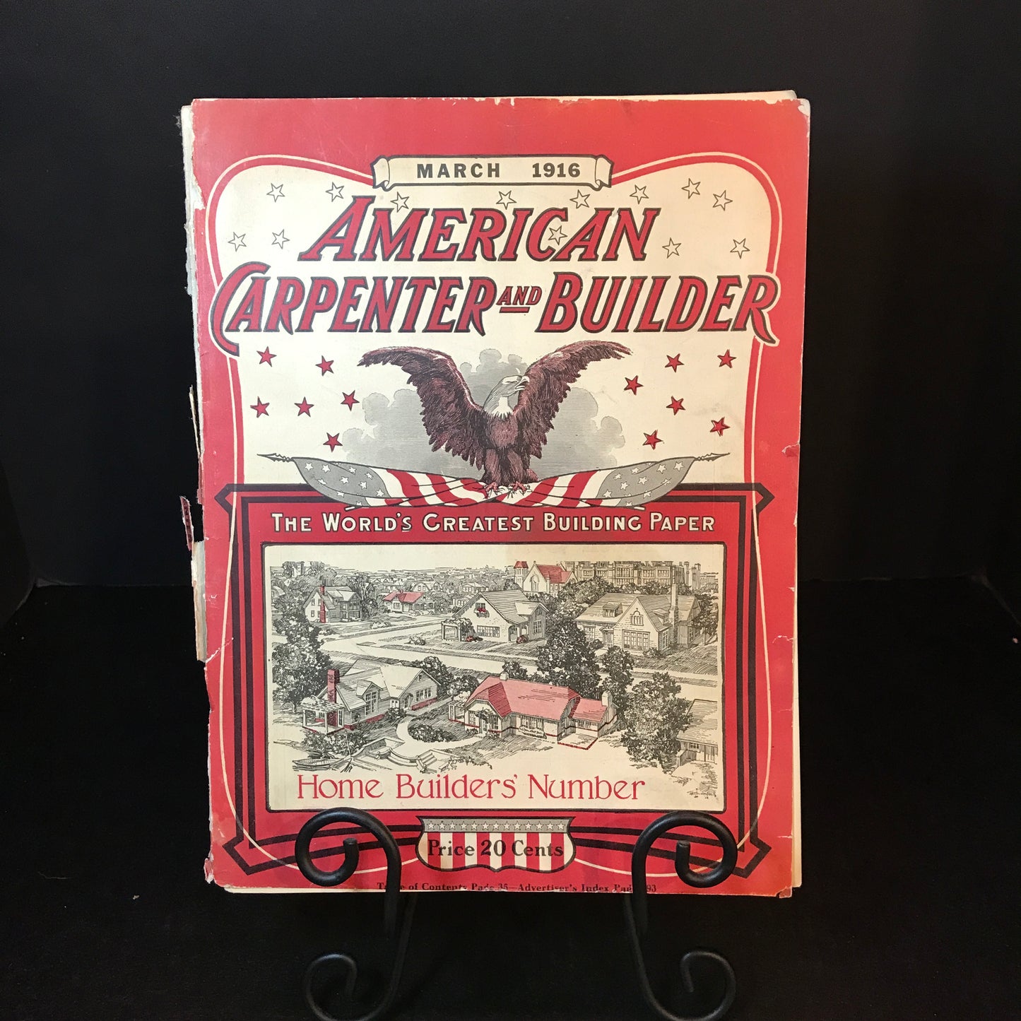American Carpenter and Builder - Advertisement Magazine - 1916