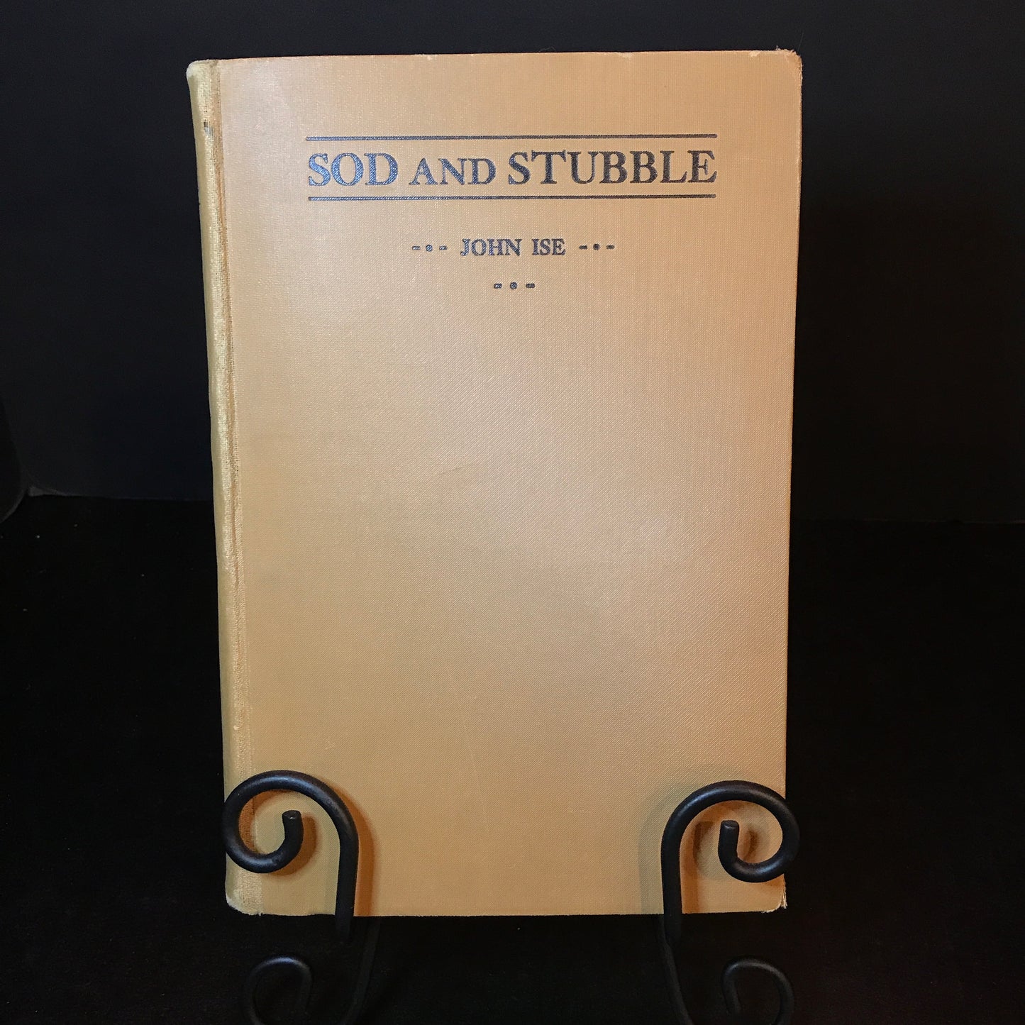 Sod and Stubble - John Ise - Signed - 1936