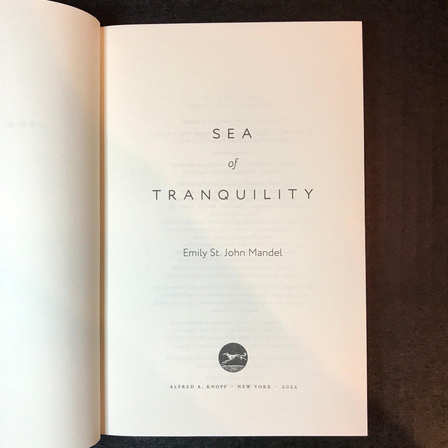 Sea of Tranquility - Emily St. John Mandel - Signed - 1st Edition - 2022