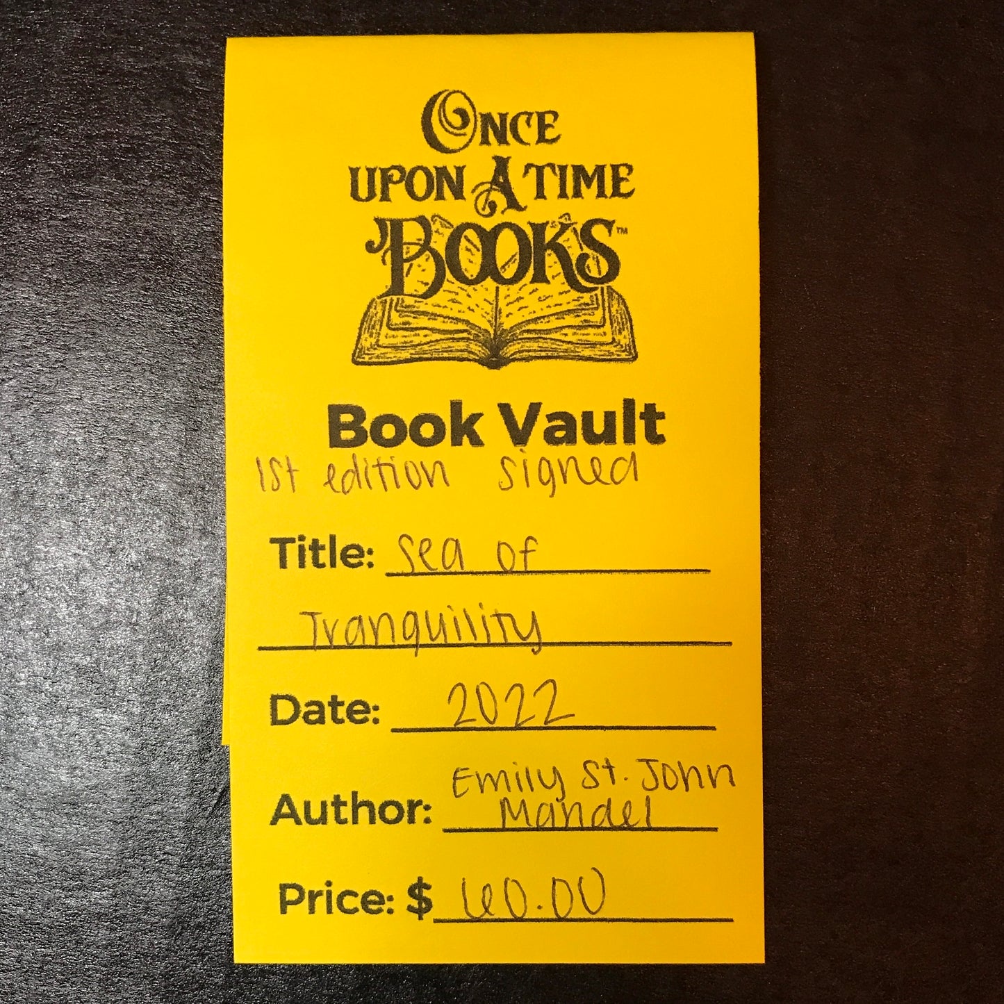 Sea of Tranquility - Emily St. John Mandel - Signed - 1st Edition - 2022