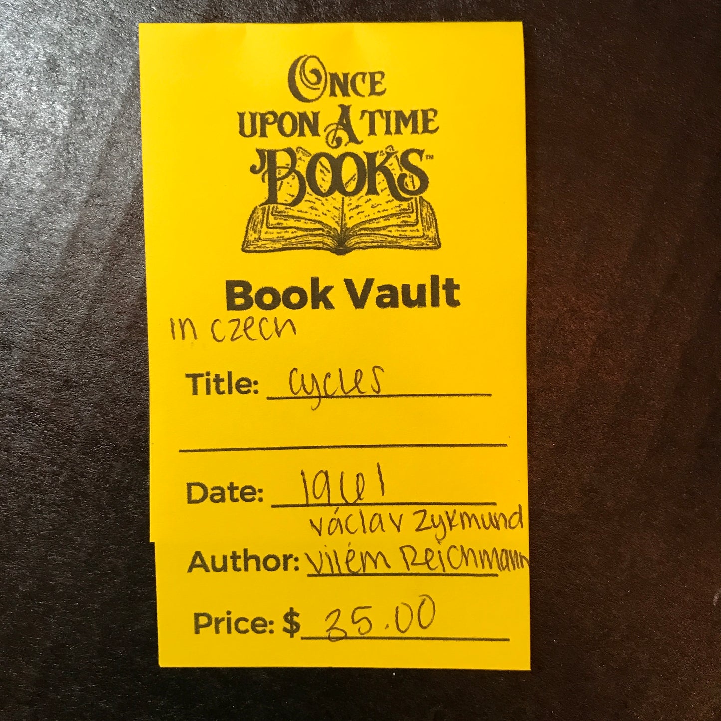 Cykly (Cycles) - Václav Zykmund and Vilém Reichmann - 1961