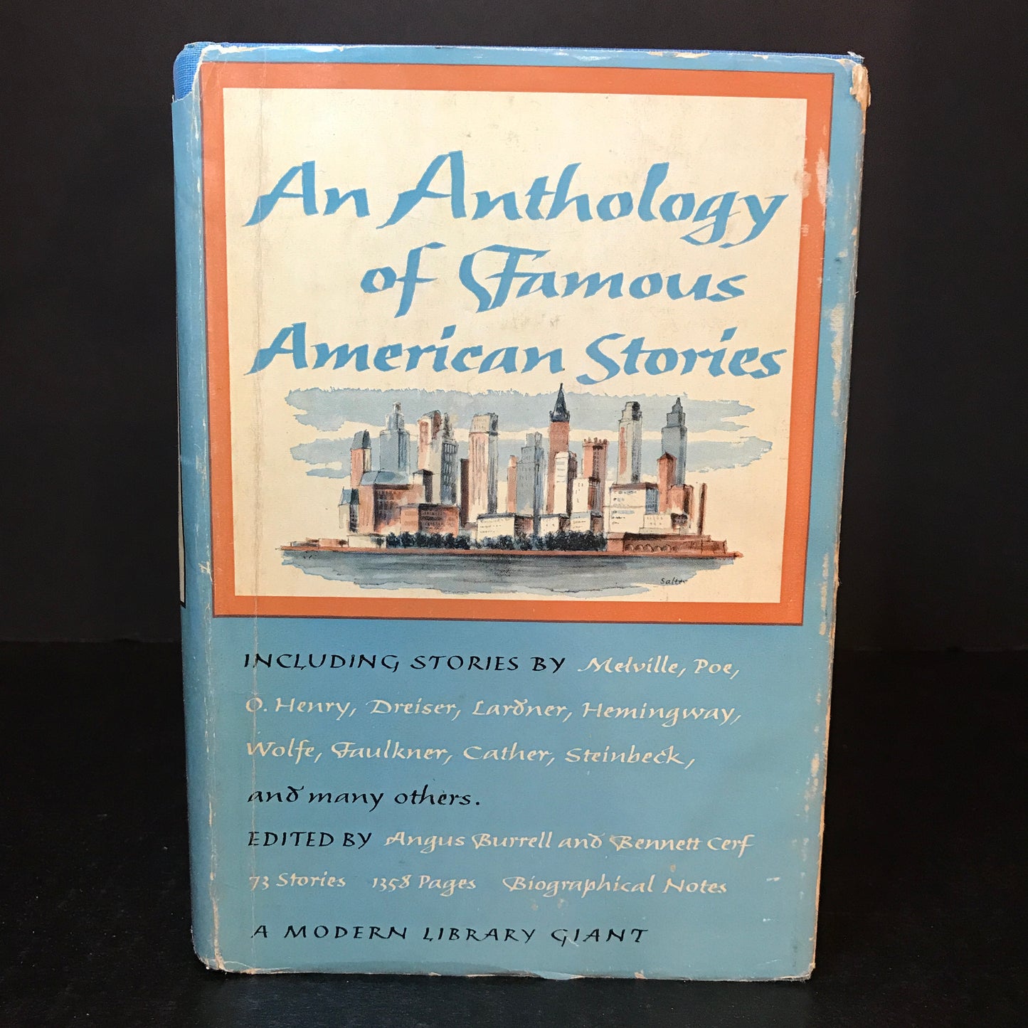 An Anthology of Famous American Stories - Edited by Angus Burrell and Bennett Cerf - Modern Library - 1963