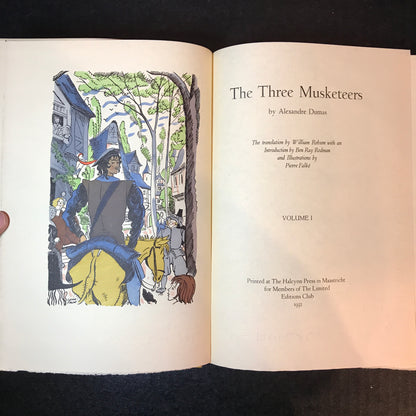 The Three Musketeers - Alexandre Dumas - 2 Volumes - 1932