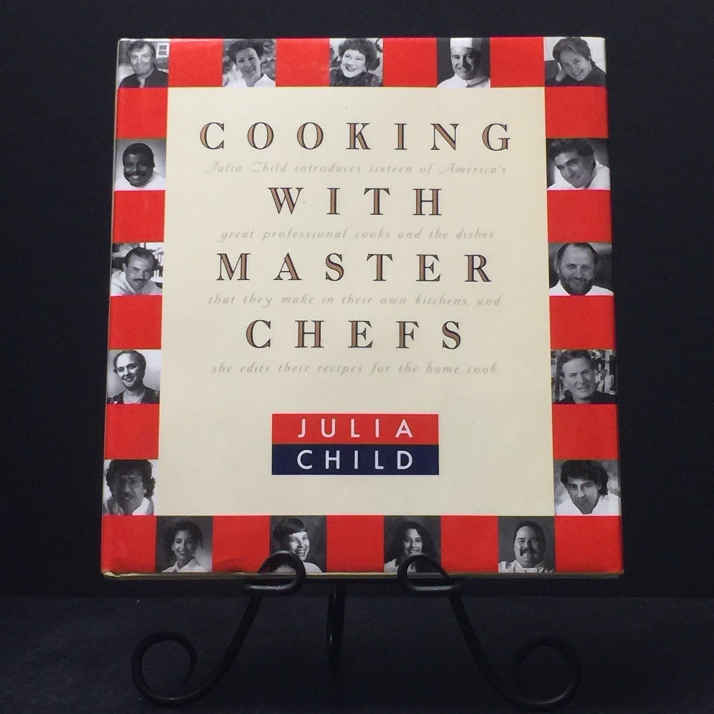 Cooking With Master Chefs - Julia Child - Signed With Extras - First Edition - Paper Clip Stain/Dent - 1993