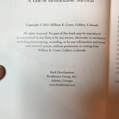 Seventy Years with Adolph Coors - William K. Coors - Signed - 2011