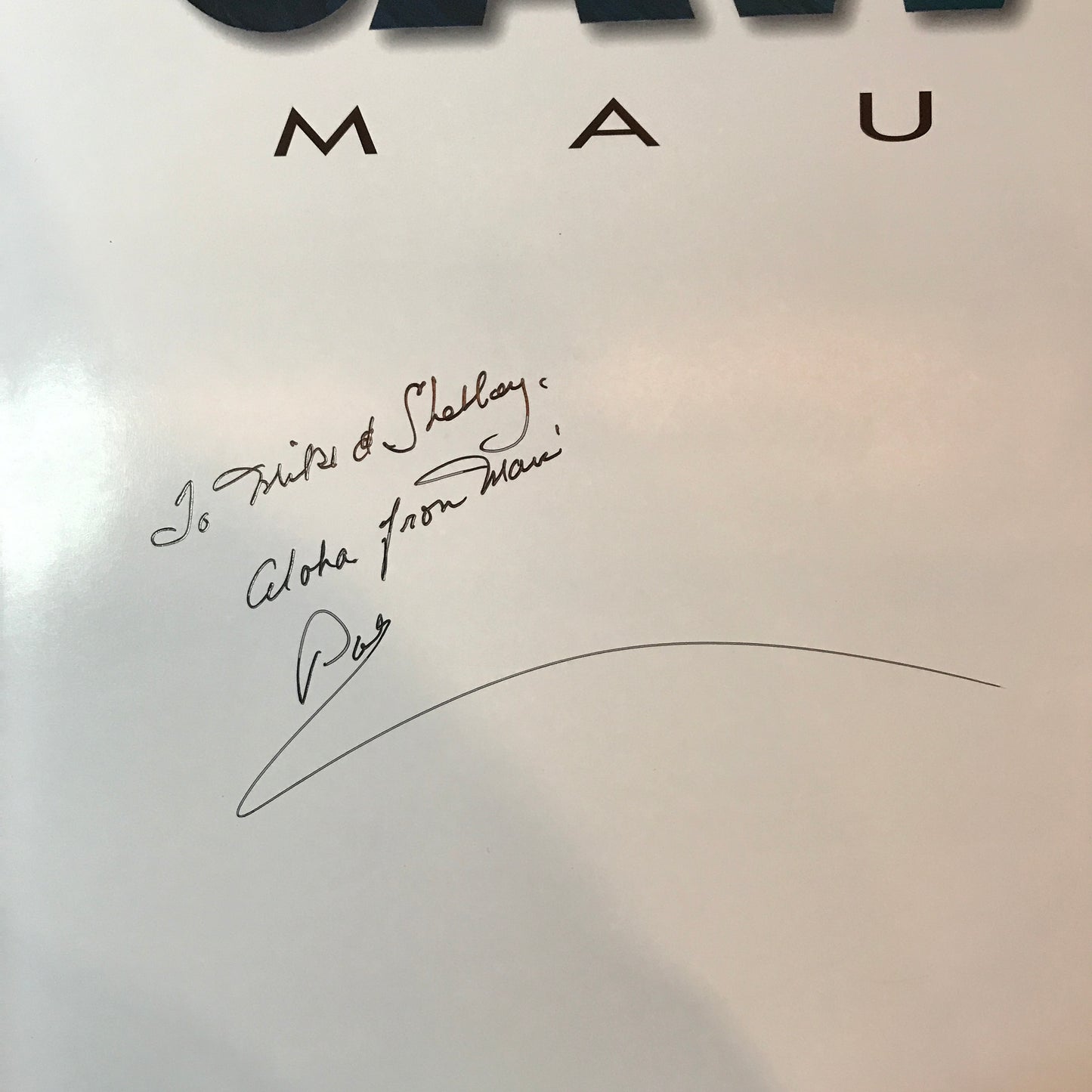 Jaws: Maui - Patrick Mcfeeley - Charlie and Leslie Lyon - Signed by Mcfeeley - 1999