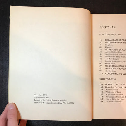 The Natural House - Frank Lloyd Wright - 1954