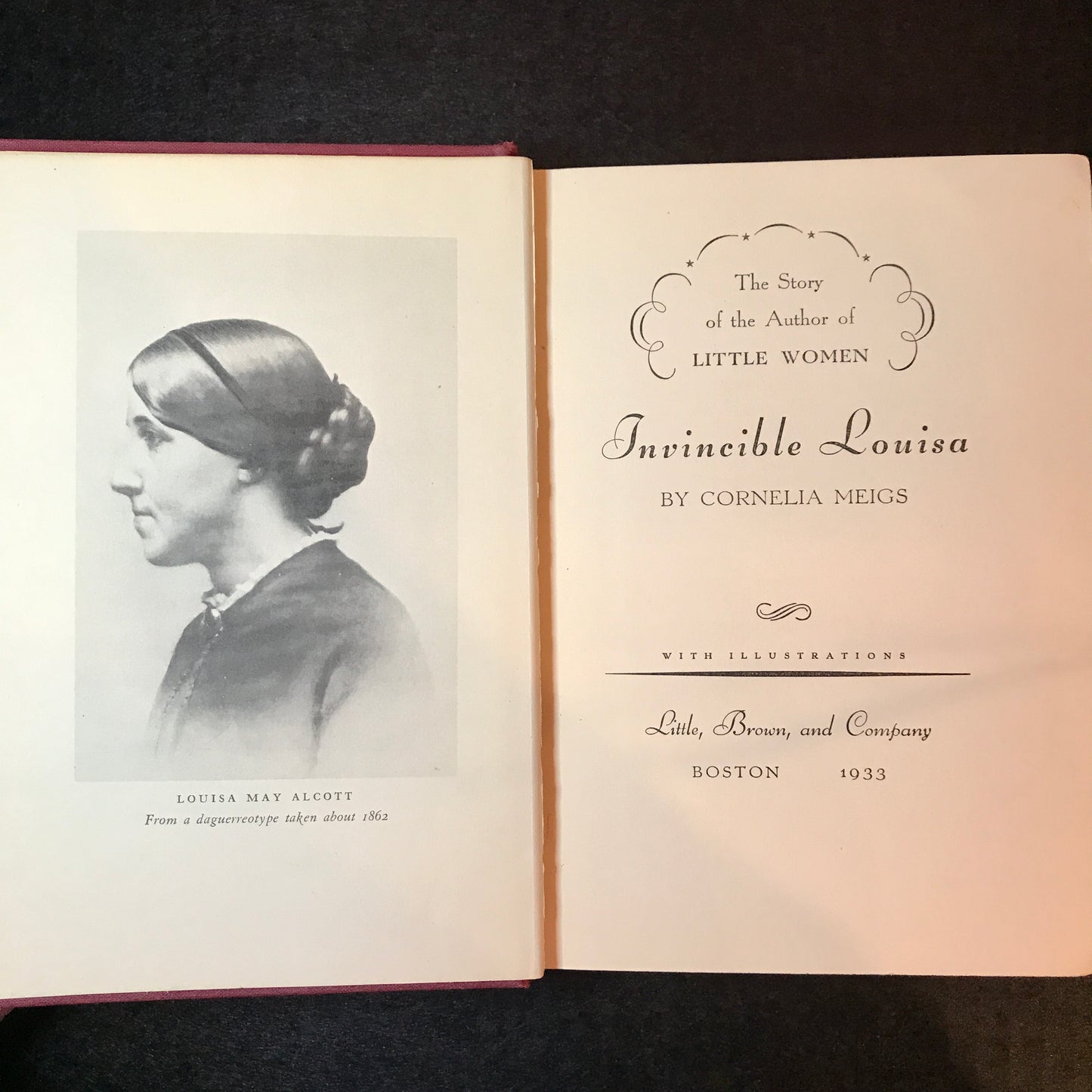 Invincible Louisa - Cornelia Meigs - Signed - 1st Edition - 1933