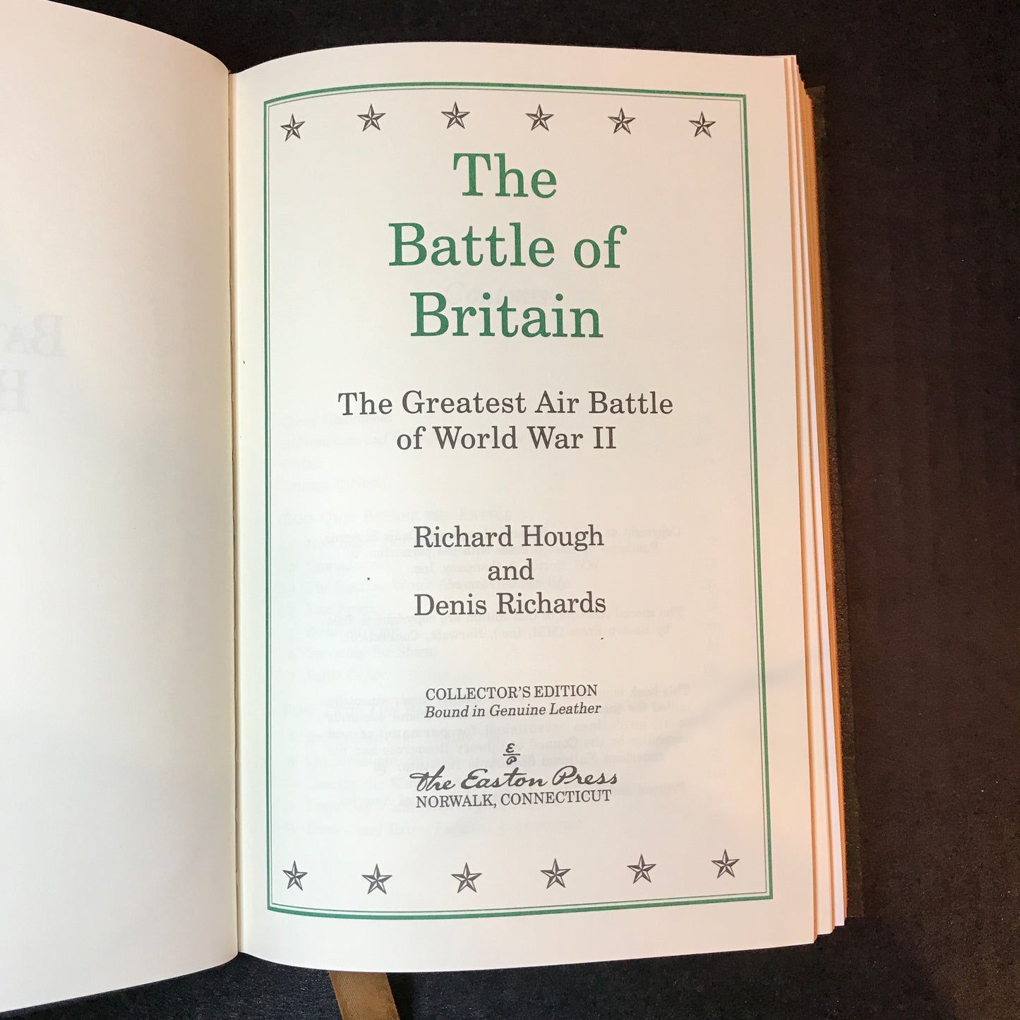 The Battle of Britain - Richard Hough and Denis Richards - Easton Press - 2004