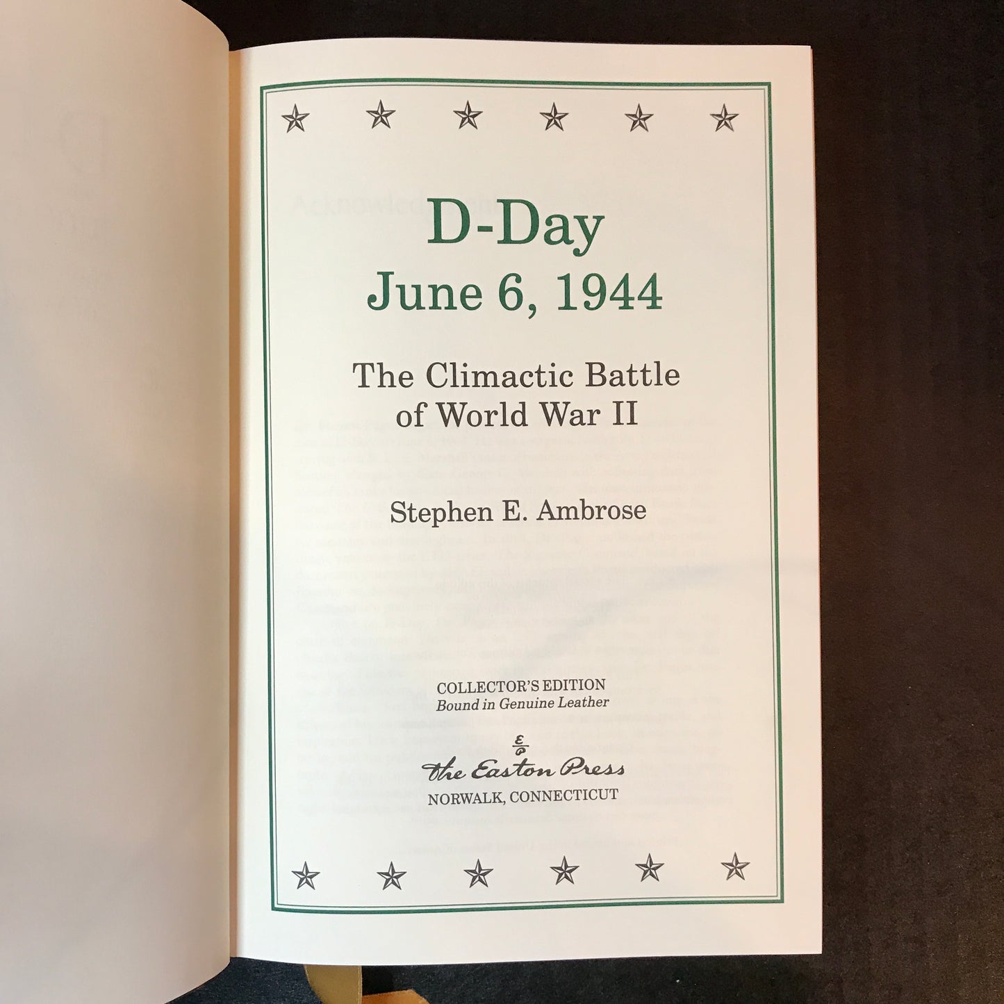 D-Day - Stephen E. Ambrose - Easton Press - 1994