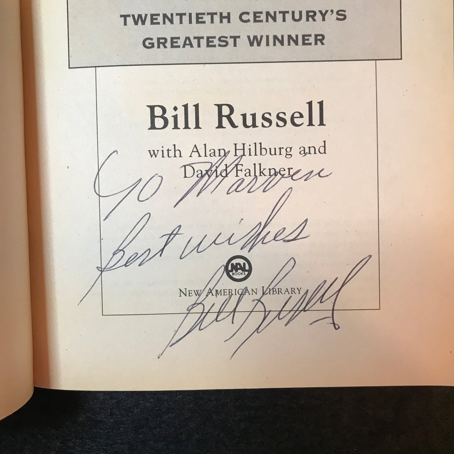 Russell Rules - Bill Russell, Alan Hilburg, and David Falkner - Signed - 1st Print - 2002