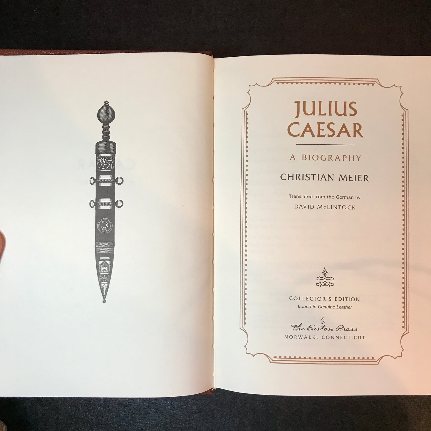 Julius Caesar - Christian Meier - Easton Press - 2002