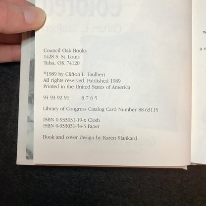 Once Upon A Time When We Were Colored - Clifton L. Taulbert - Signed - 1989