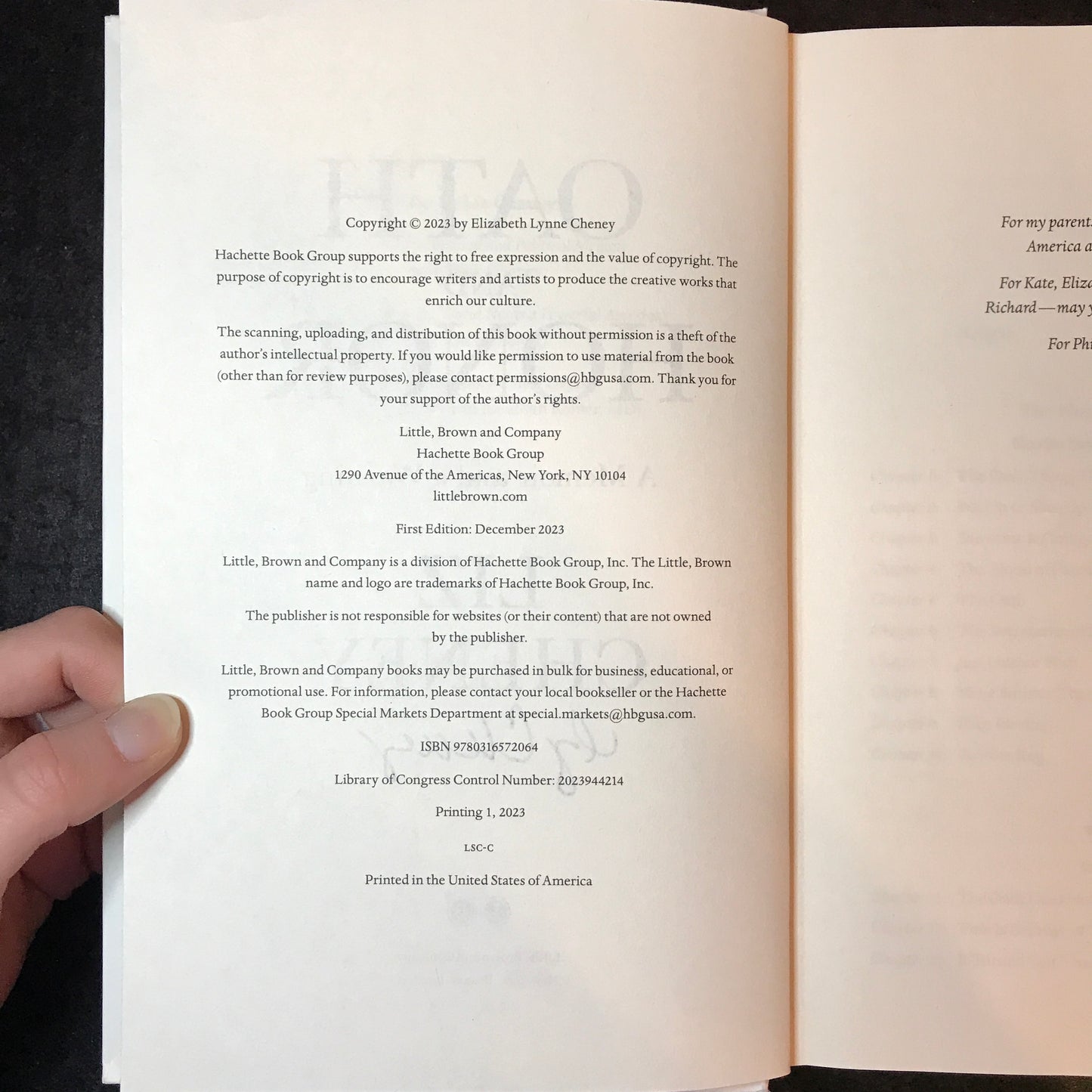 Oath and Honor - Liz Cheney - Signed - 1st Edition - 2023