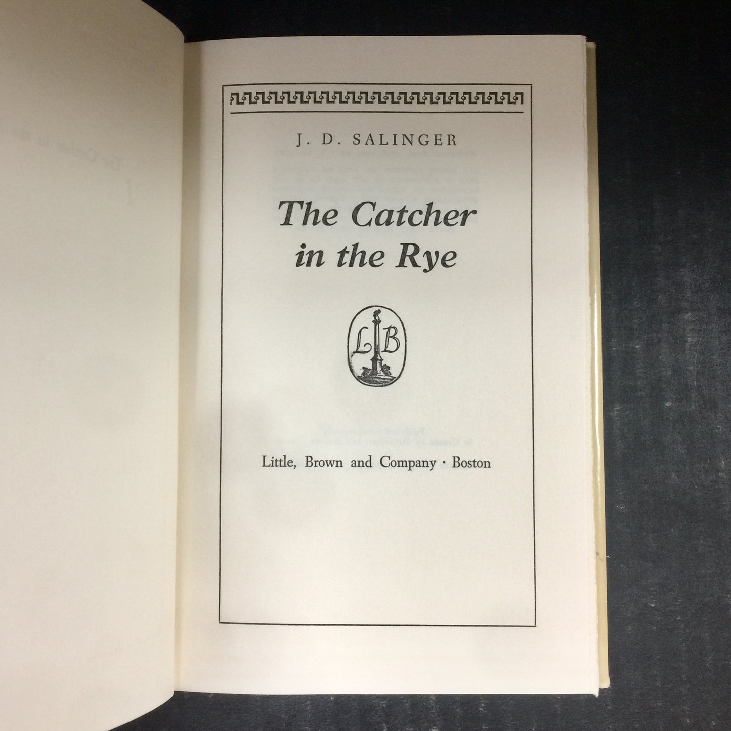 The Catcher in the Rye - J.D. Salinger - Book Club Edition - 1951