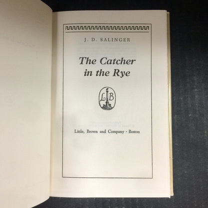 The Catcher in the Rye - J.D. Salinger - Book Club Edition - 1951