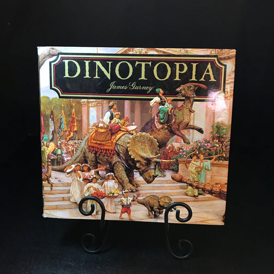 Dinotopia - James Gurney - 1st Thus - 8th Print - Signed with drawing - 1998